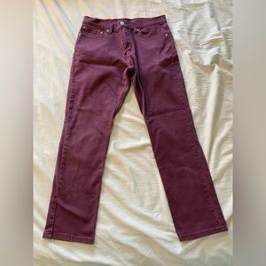 Levi 511 Puprke 33x30 Jeans